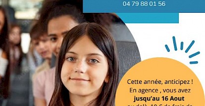 Inscriptions aux transports scolaires GRAND LAC pour la rentrée scolaire 2025-2026